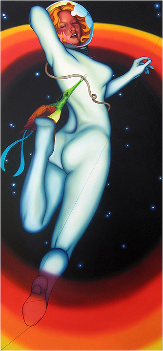 Illustration for article titled Space Babes in Danger: The Space Opera Pin-Up Art of Megan Burns